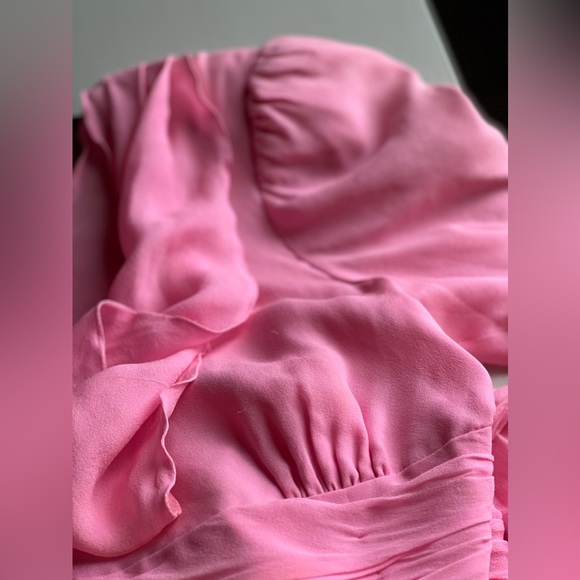 Vintage Barbiecore Kevan Hall Pink Dress - Picture 8 of 14